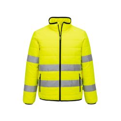 Prošívaná bunda s vysokou viditelností - 2