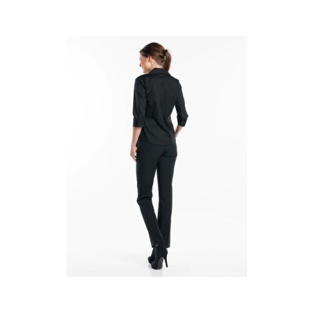 Women Black Stretch 3/4 Sleeve - 2