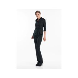 Women Black Stretch 3/4 Sleeve - 3