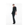 Women Black Stretch 3/4 Sleeve - 3
