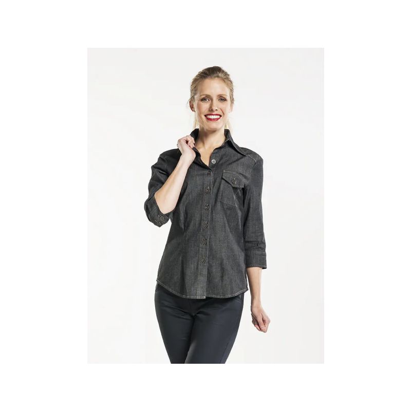 Women Antra Denim Stretch 3/4 Sleeve - 1