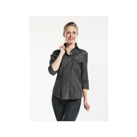Women Antra Denim Stretch 3/4 Sleeve - 1