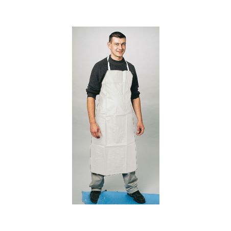 PVC zástěra bílá 110X75cm - 1