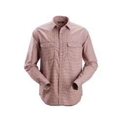 Košile kostkovaná AllroundWork červená - 1