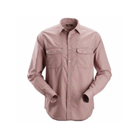 Košile kostkovaná AllroundWork červená - 1