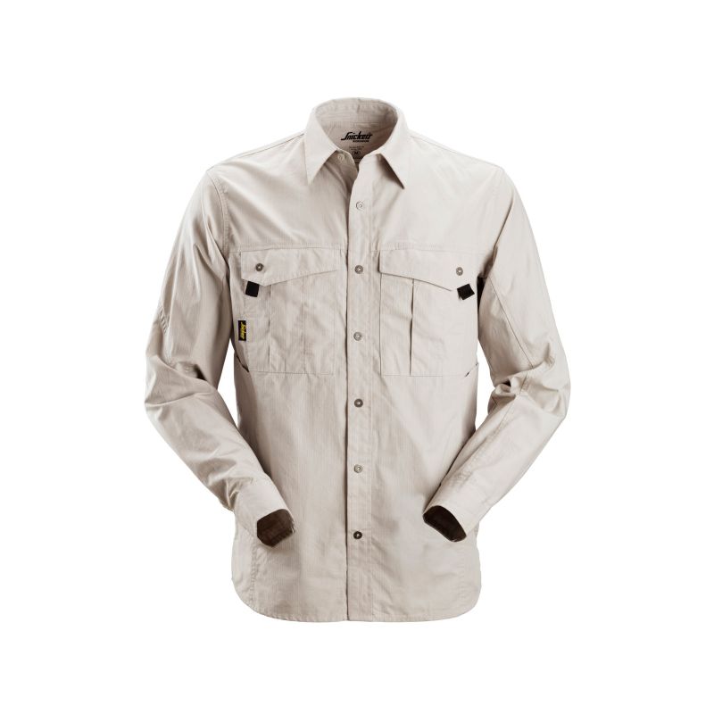 Košile Rip-Stop s dlouhým rukávem šedá - 1