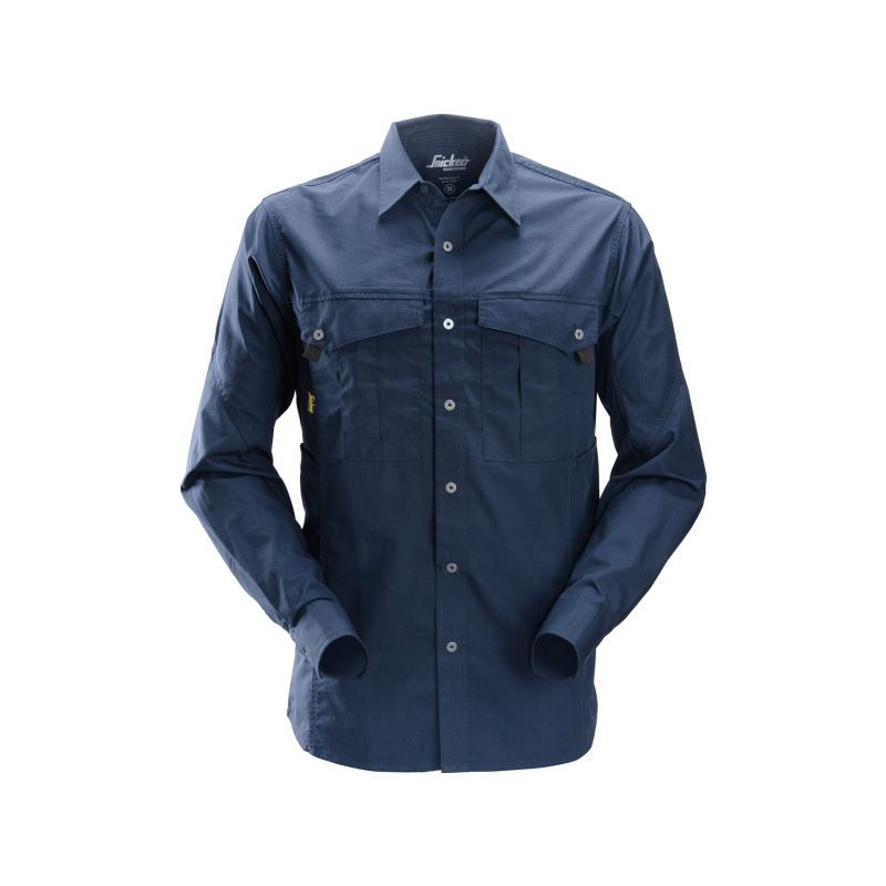 Košile Rip-Stop s dl. rukávem modrá - 1