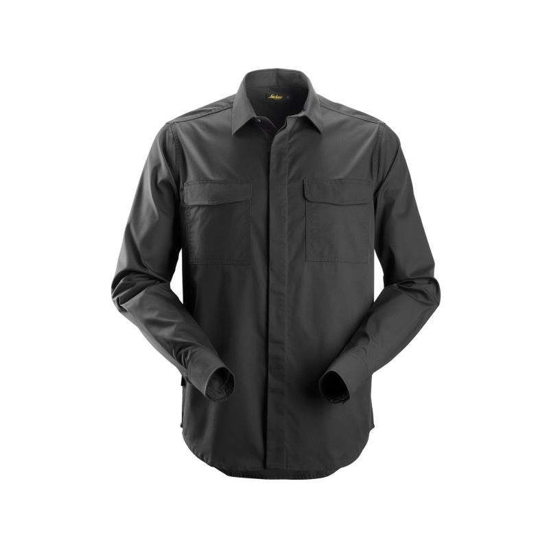 Košile Service s dlouhým rukávem černá - 1