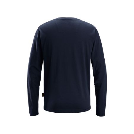 Tričko Classic s dlouhým rukávem tmavomodré - 2