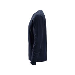 Tričko Classic s dlouhým rukávem tmavomodré - 3