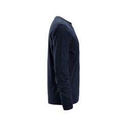 Tričko Classic s dlouhým rukávem tmavomodré - 4