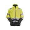 Bunda zimní reflexní třída 2/3 žlutá - 1