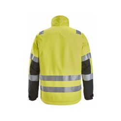Bunda zimní reflexní třída 2/3 žlutá - 2