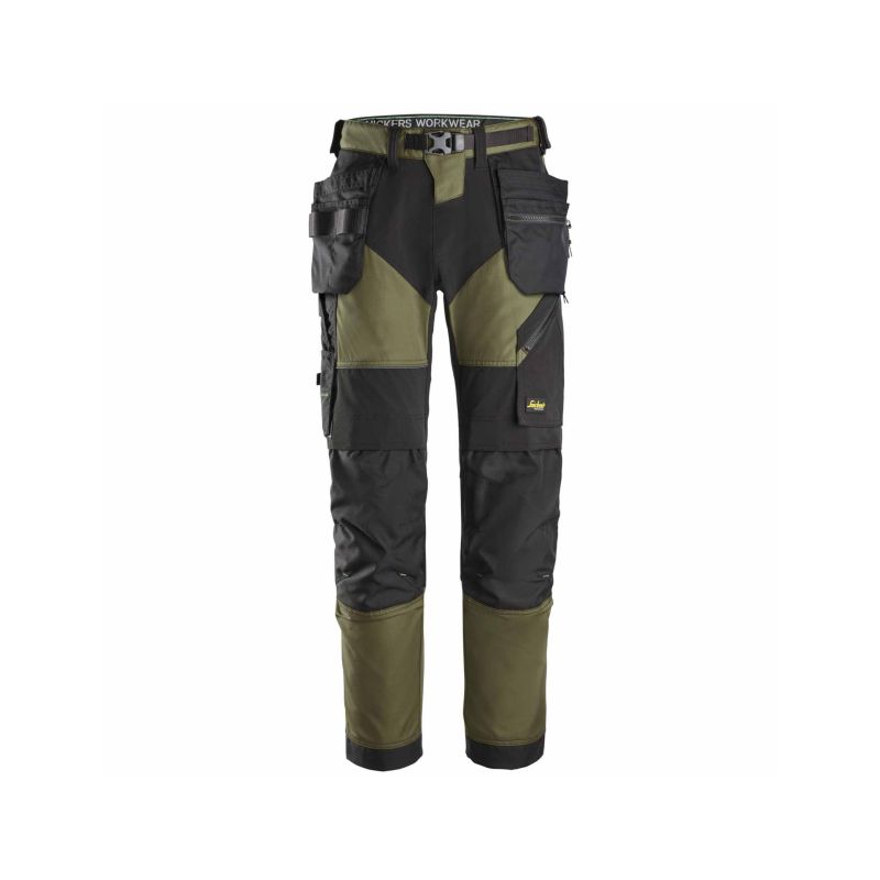 Kalhoty FlexiWork+ s PK khaki - 1