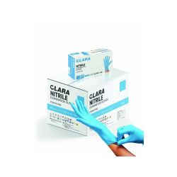 Jednorázové rukavice Clara Blue Nitrile - nepudrované - modrá - 2