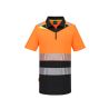 DX4 polokošile na zip s vysokou viditelností třídy 1 s krátkým rukávem - 1