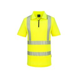 KX3 sportovní polokošile na zip s vysokou viditelností s krátkým rukávem - 2