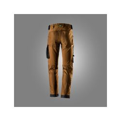 Kalhoty AllroundWork Canvas Stretch hnědé - 2