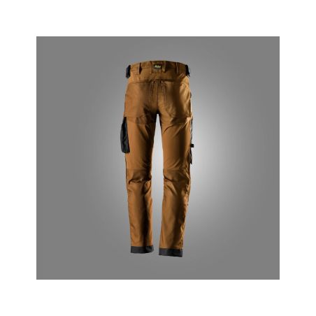 Kalhoty AllroundWork Canvas Stretch hnědé - 2