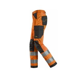 Pracovní kalhoty SW reflexní třída 2 oranžové - 4