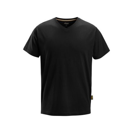 Tričko V-Neck černé - 5