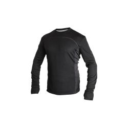 Tričko CXS COOLDRY, funkční, dlouhý rukáv, pánské, černo- - 1