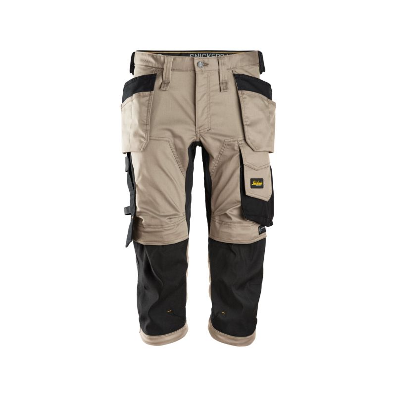Pracovní kalhoty ¾  Pirate AllroundWork s PK černé béžové - 1