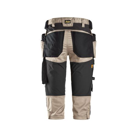 Pracovní kalhoty ¾  Pirate AllroundWork s PK černé béžové - 2