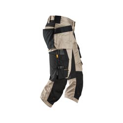 Pracovní kalhoty ¾  Pirate AllroundWork s PK černé béžové - 4