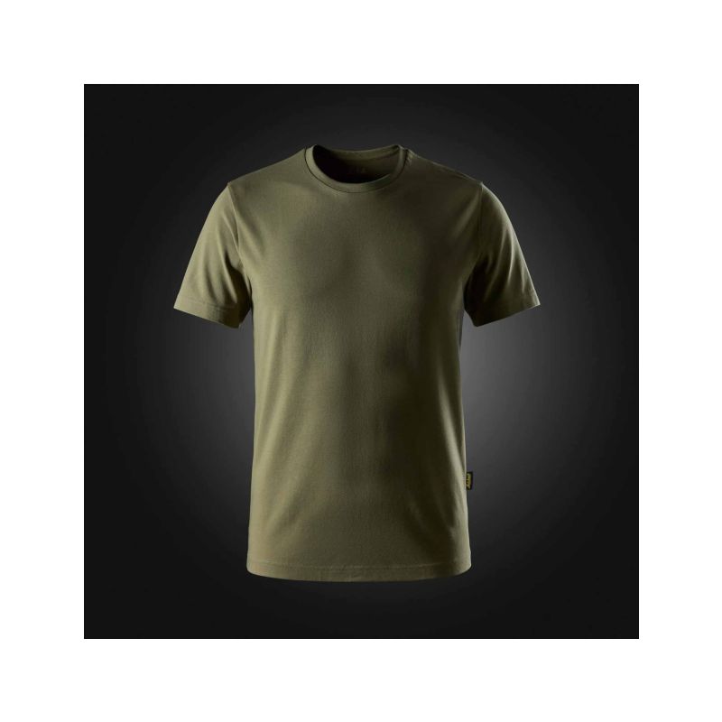 Tričko Classic Slim Fit  khaki - 1