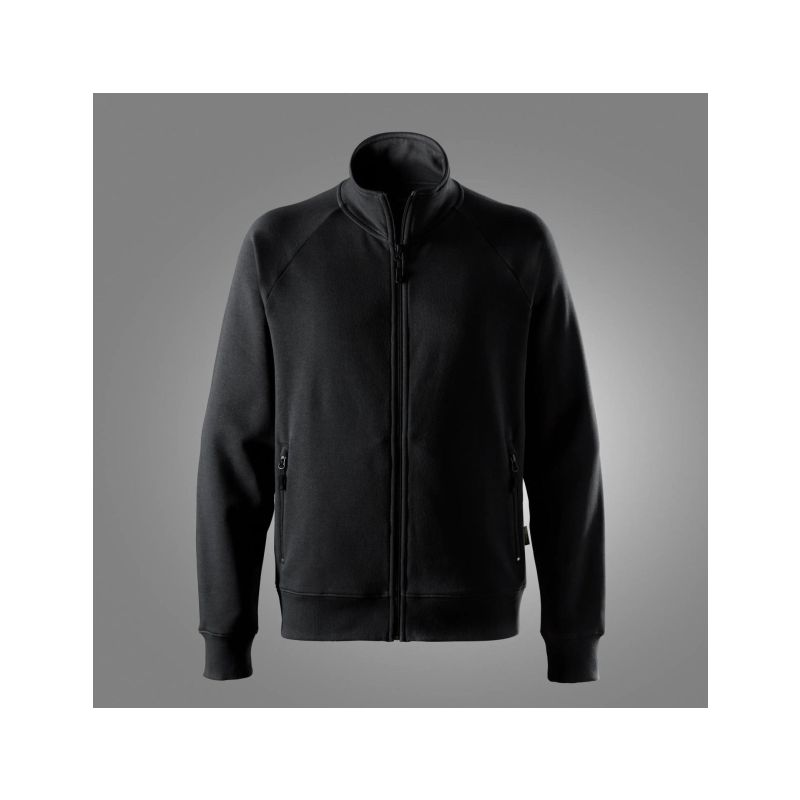 Mikina Classic na zip černá - 1