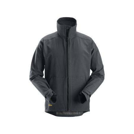 Bunda softshell AllroundWork větruodolná pánská šedá - 9