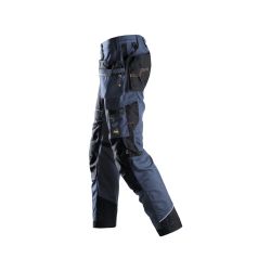 Kalhoty bavlněné RuffWork+ s PK tm. modré - 3