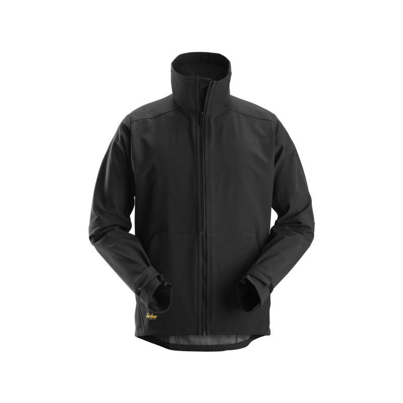 Bunda softshell AllroundWork větruodolná pánská černá - 9