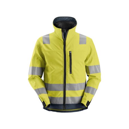 Bunda reflexní AW softshell, třída 3 žlutá/modrá - 1