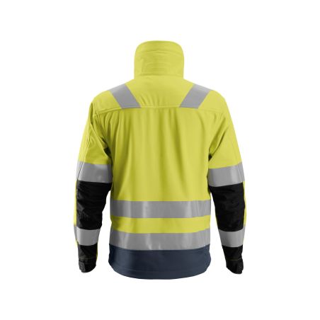 Bunda reflexní AW softshell, třída 3 žlutá/modrá - 2