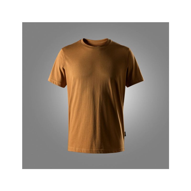 Triko Classic s krátkým rukávem hnědé - 1