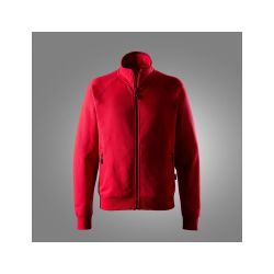 Mikina Classic na zip červená - 1