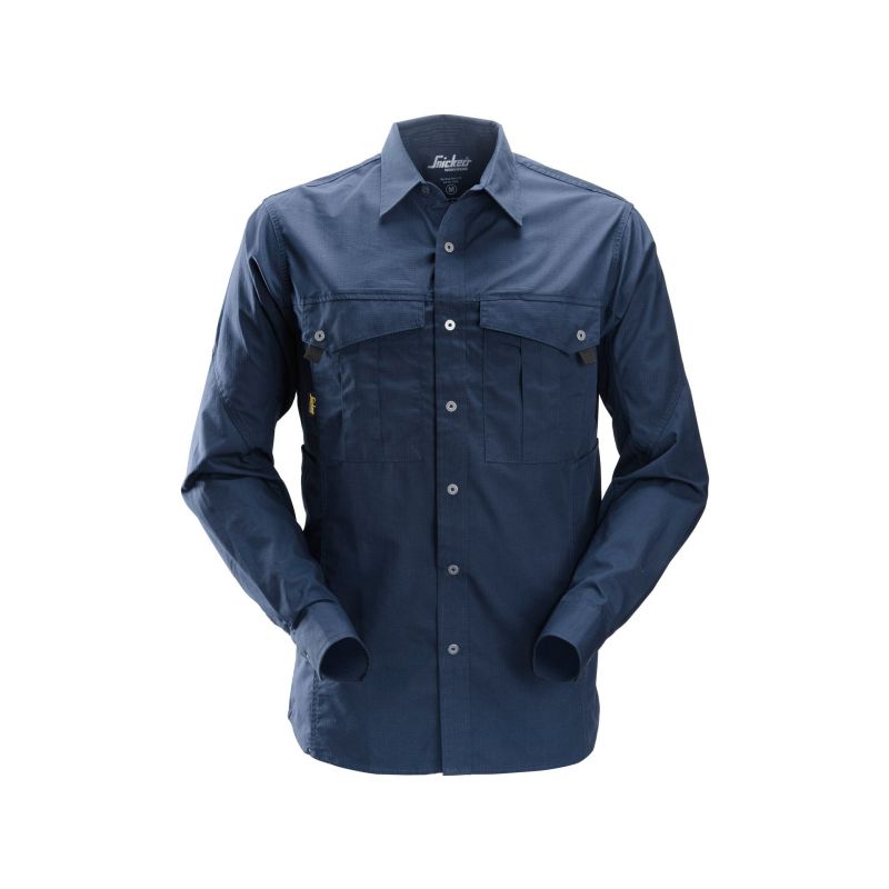 Košile Rip-Stop s dl. rukávem modrá - 1