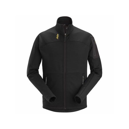 Mikina funkční Mikrofleece na zip černá - 1