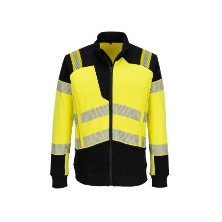 PW3 Modaflame Knit Hi-Vis FR mikina na zip s vysokou viditelností - 1