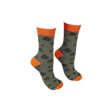 BENNONKY Trek Socks green/orange - 2