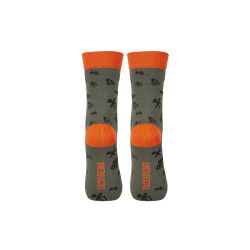 BENNONKY Trek Socks green/orange - 3