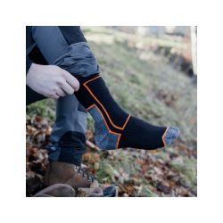TREK Sock black/orange - 3
