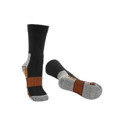 MERINO TREK Sock black/grey - 1