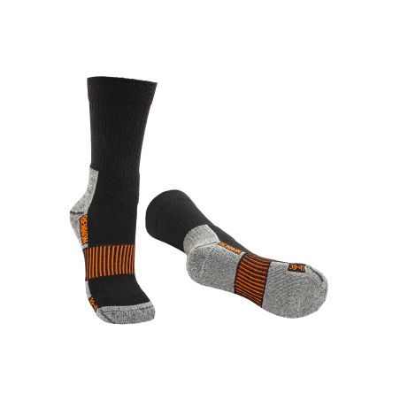 MERINO TREK Sock black/grey - 1