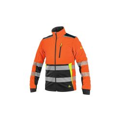 Bunda CXS BENSON, výstražná, softshell, pánská - 58
