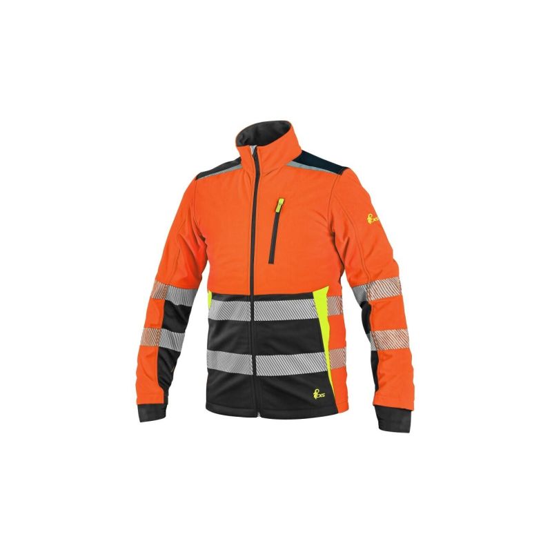 Bunda CXS BENSON, výstražná, softshell, pánská - 58