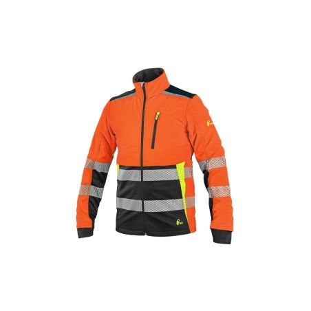 Bunda CXS BENSON, výstražná, softshell, pánská - 58