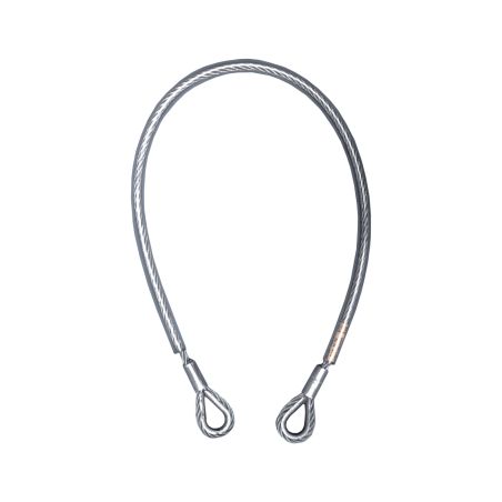 LANYARD AZ01 ocelové lanko - 1m - 1